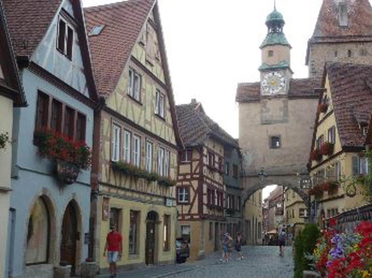 Pension Elke Rothenburg Hotell Rothenburg ob der Tauber Eksteriør bilde